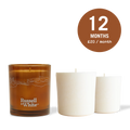 12 Month Candle Refill Subscription
