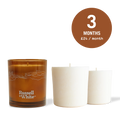 3 Month Candle Refill Subscription
