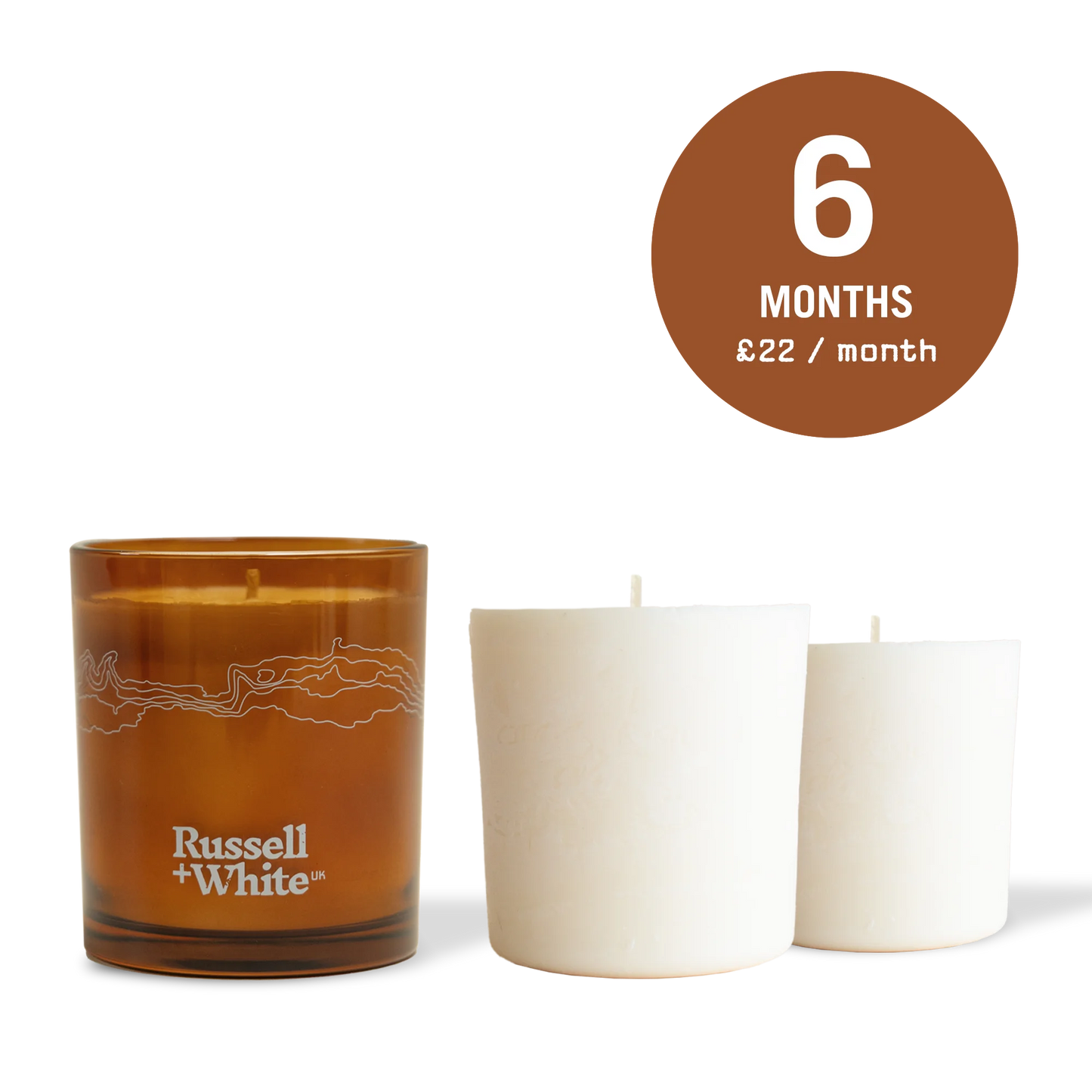 6 Month Candle Refill Subscription