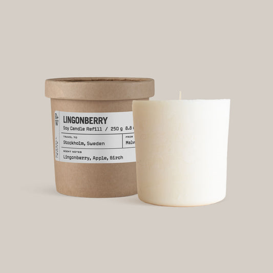 Lingonberry Scented Candle Refill