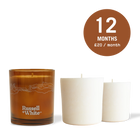 12 Month Prepaid Candle Refill Subscription