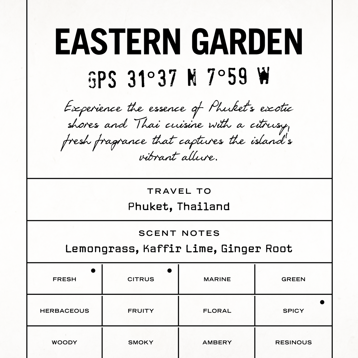 Eastern Garden Scented Candle