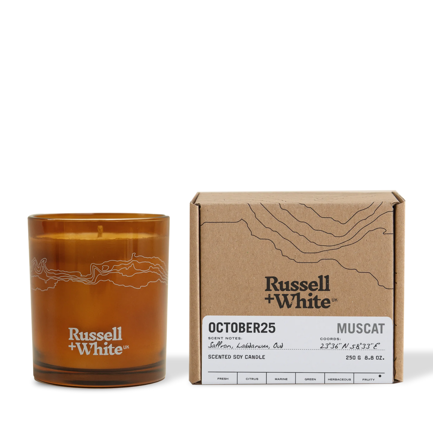 OCTOBER25 250g Scented Soy Candle