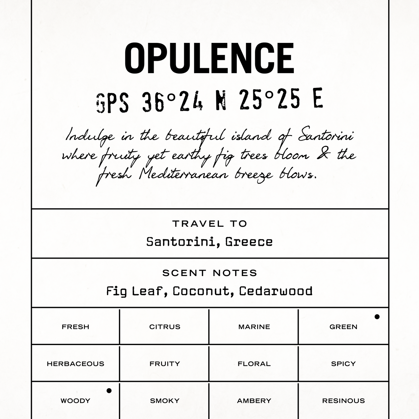 Opulence Scented Candle Refill