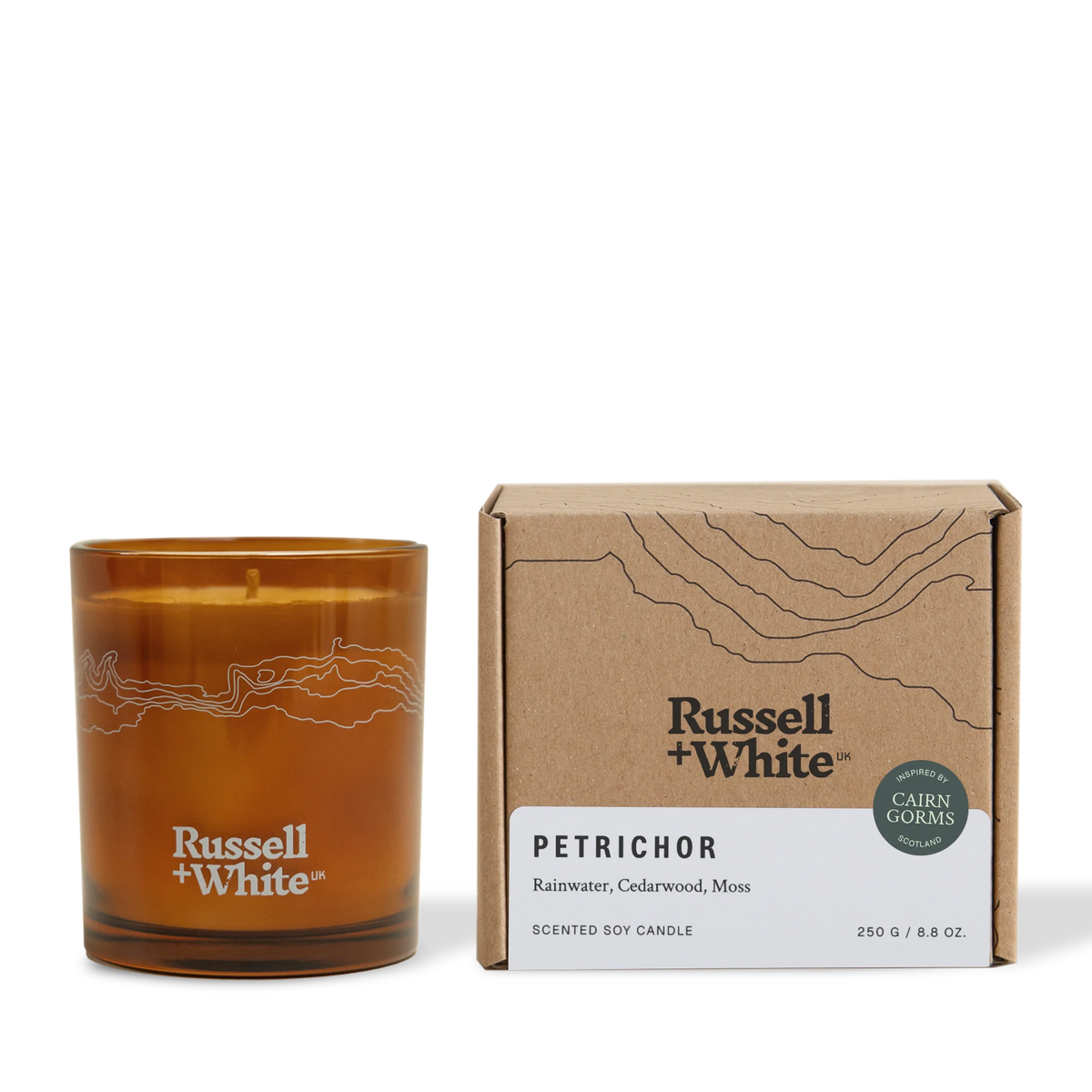 Petrichor 250g Scented Soy Candle