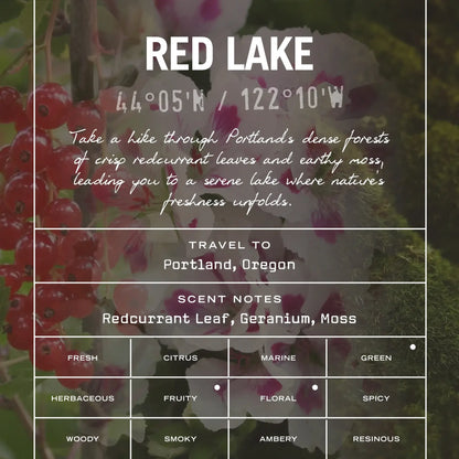 Red Lake Scented Candle Refill