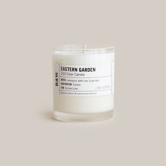 Eastern Garden Clear Candle