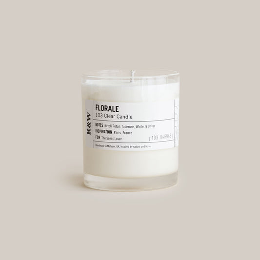 Florale Clear Candle